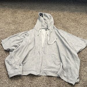 Gray Hooded Sweatshirt